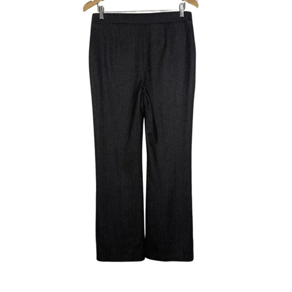 WREN New York Pull On Stretch Dress Pants Small NEW Pattern Split Hem - Picture 3 of 11
